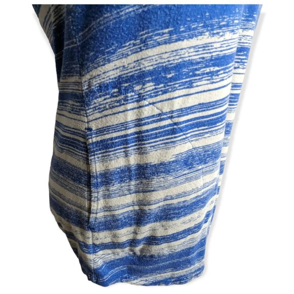 Hang Ten Blue & Gray Striped Short Sleeve Top - Picture 6 of 9